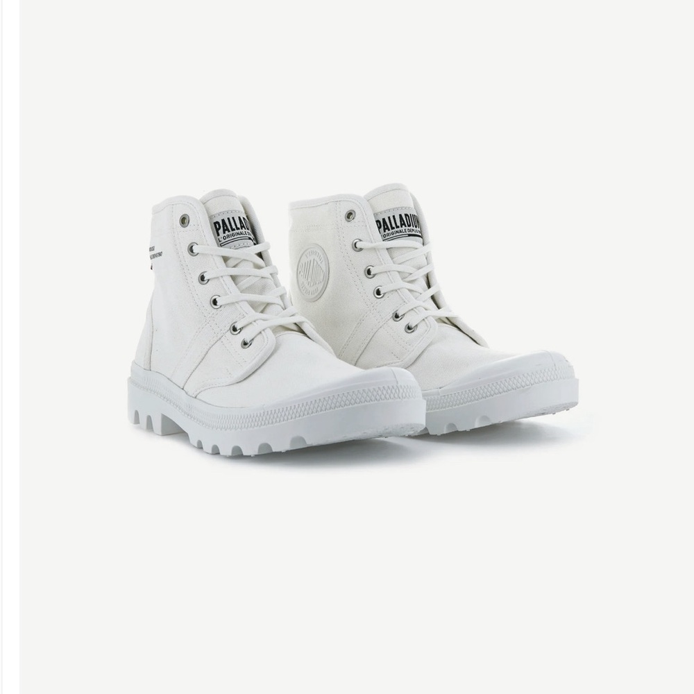 New PALLADIUM Pallabrousse Lgn Star White Boot  Woman 10.5  Men 9 Unisex